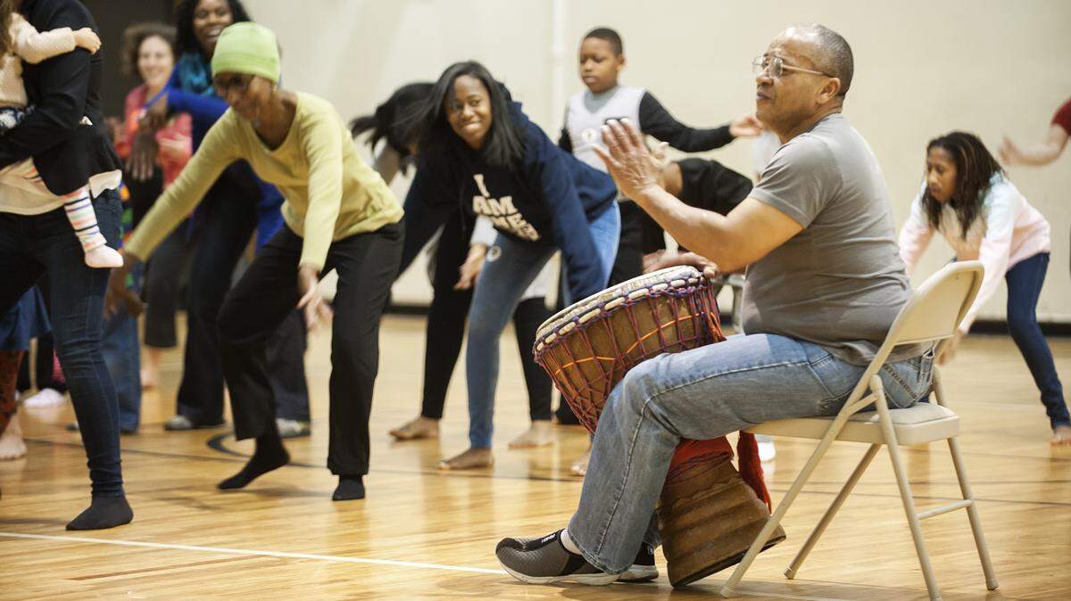 More offered in “Connect with Culture” days: African dance class, with Charlotte Ballet.