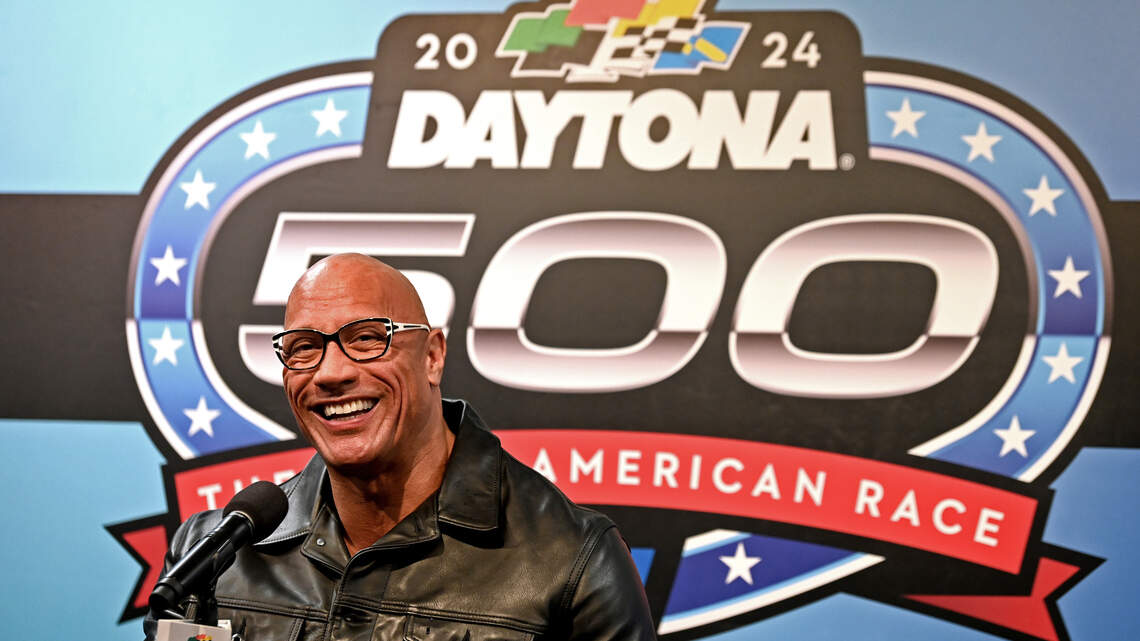 How DJ Khaled, Pitbull and ‘The Rock’ salvaged a rainy day at Daytona