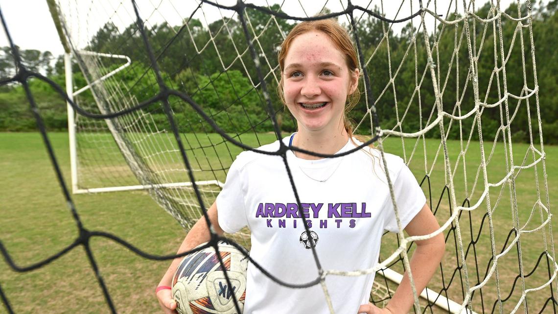 ‘Her potential is to the moon and back.’ Ardrey Kell freshman soccer star turning heads