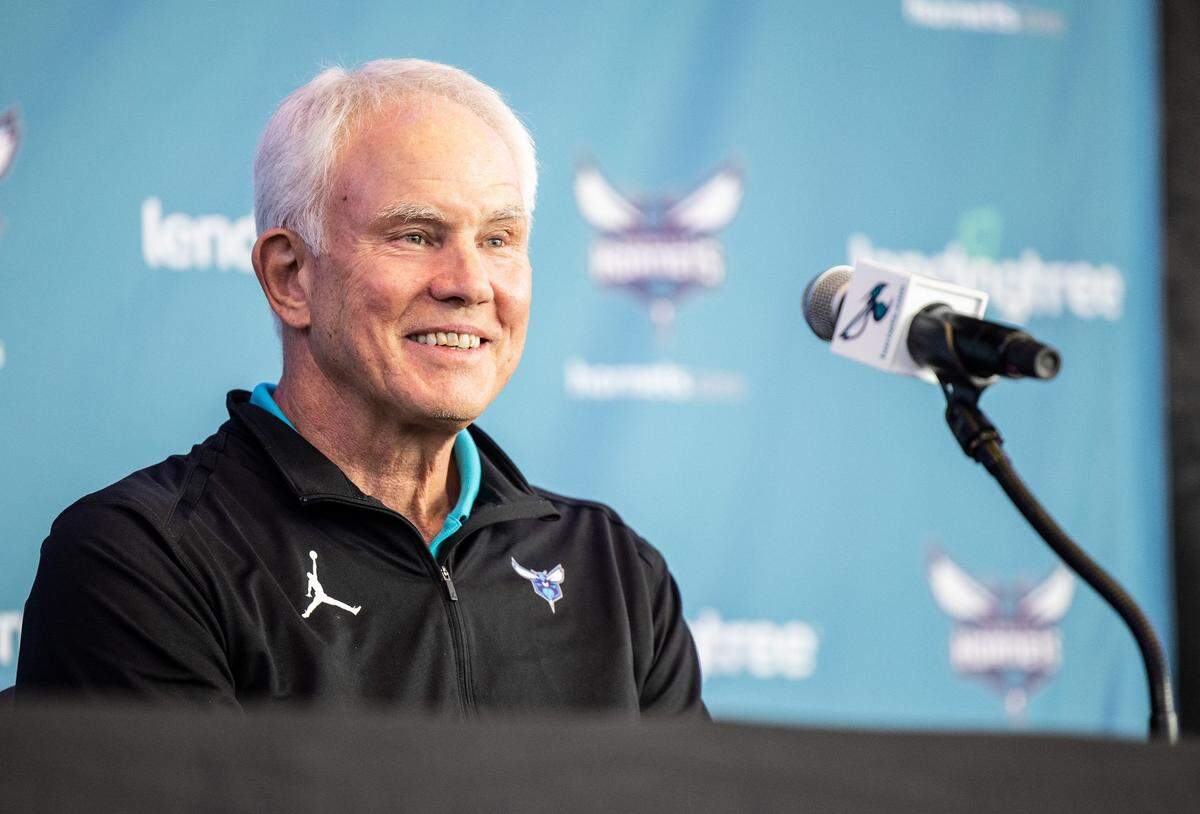 Charlotte Hornets general manager Mitch Kupchak said the team has to keep getting more talented. The Hornets have had five straight losing seasons.