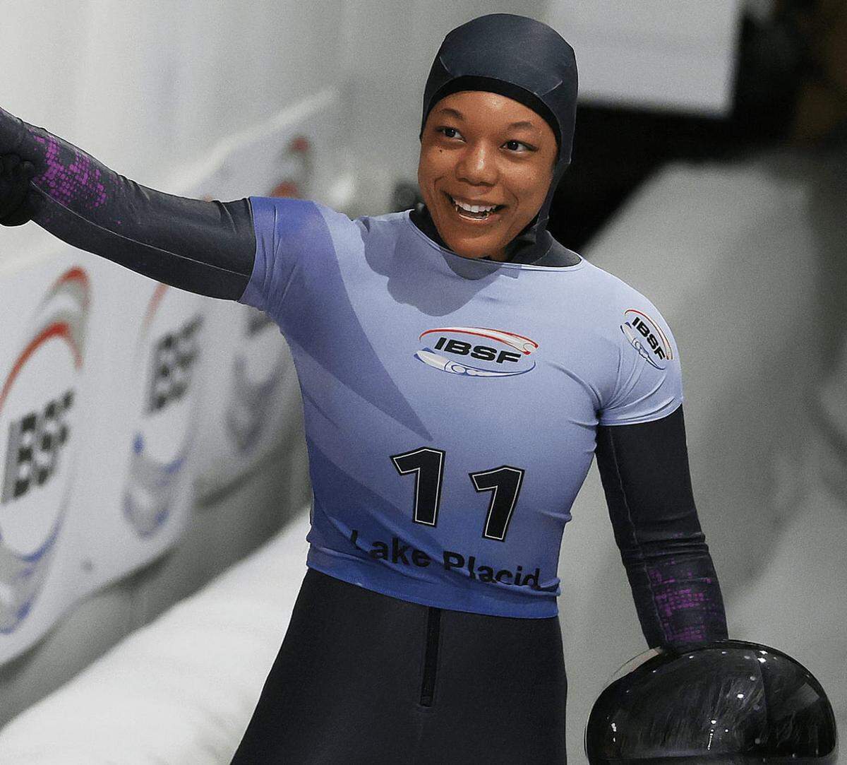 Mystique Ro, an Olympic Team USA skeleton athlete and former Queens University heptathlete, was inducted into the Order of the Long Leaf Pine by N.C. Gov. Josh Stein.