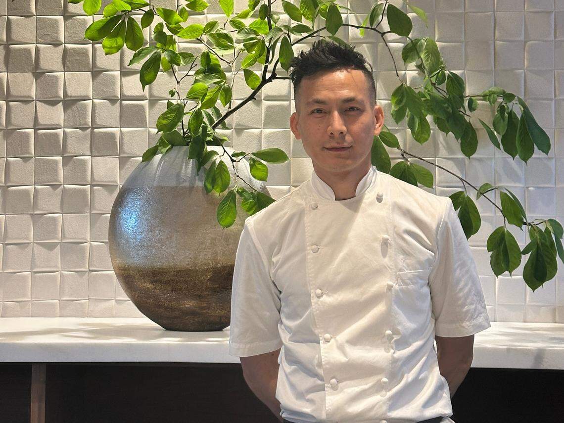 Chef Dorji Tshering leads the culinary team at Sora. The French/Asian-inspired tasting menu changes daily.