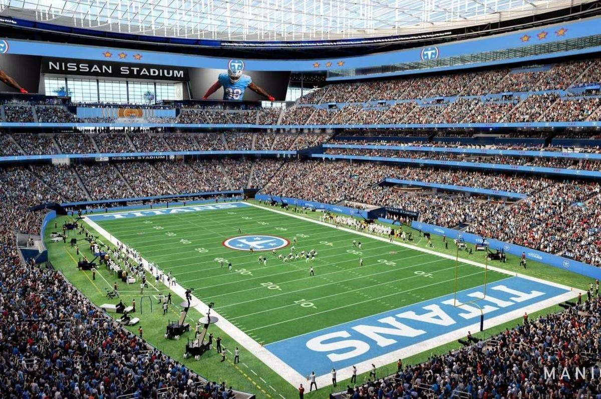 The new Nissan Stadium is scheduled to open in 2027 in Nashville. Photo by the Nashville Convention & Visitors Corp.