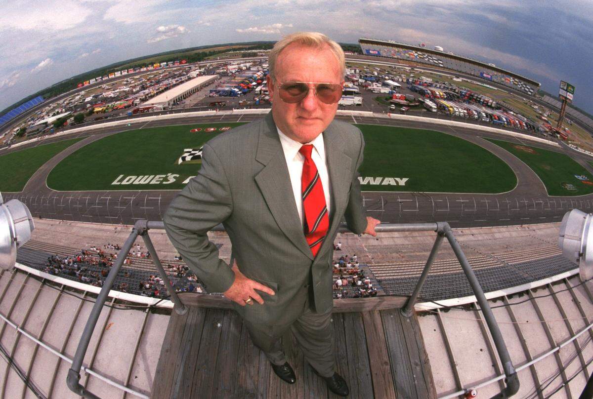 Humpy Wheeler, president of Lowe's Motor Speedway (now Charlotte Motor Speedway) in 2000.