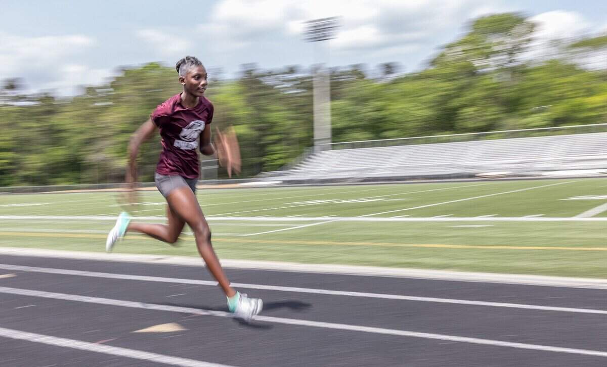 Sanu Jallow-Lockhart in 2022 at West Meck.