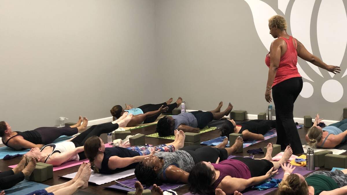Kiesha Battles, founder of I Am Yoga and director at Charlotte Family Yoga Center in Concord, has a diverse following. 