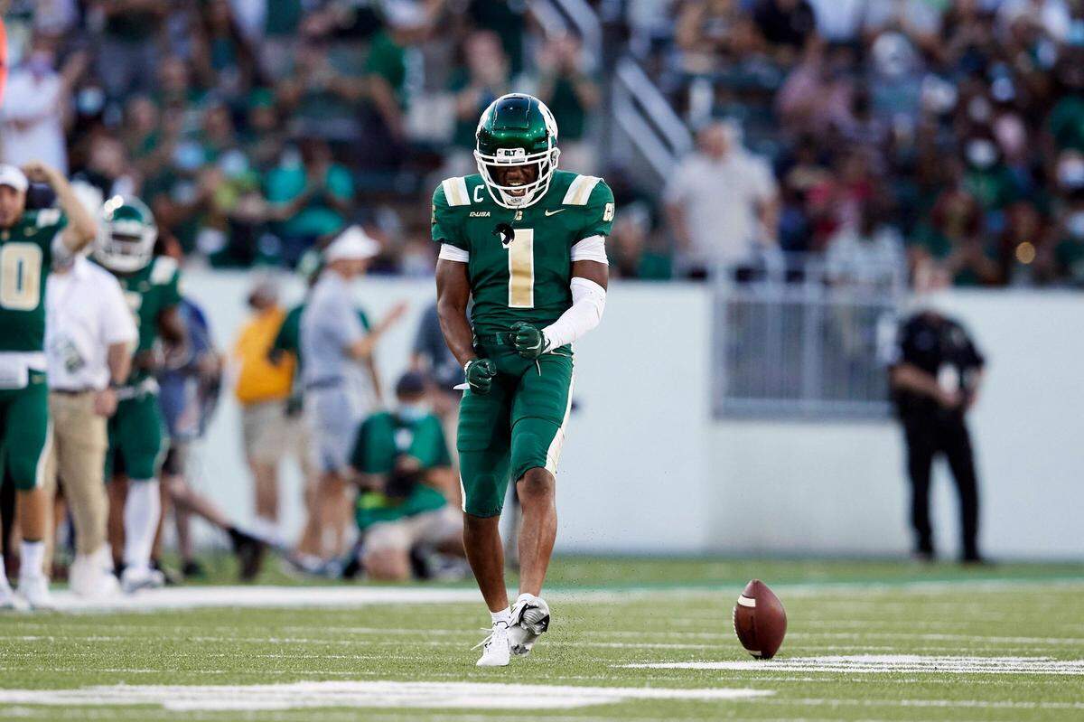 Victor Tucker is on track to break a lot of receiving records at Charlotte.