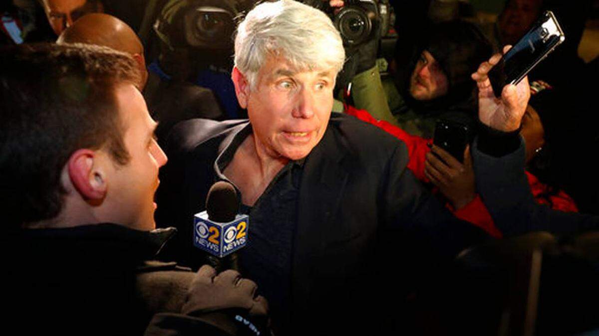 Former Illinois Gov. Rod Blagojevich arrived home in Chicago Tuesday after President Trump pardoned him and nine other people. Blagojevich had served 8 years of a 14-year prison sentence for political corruption.