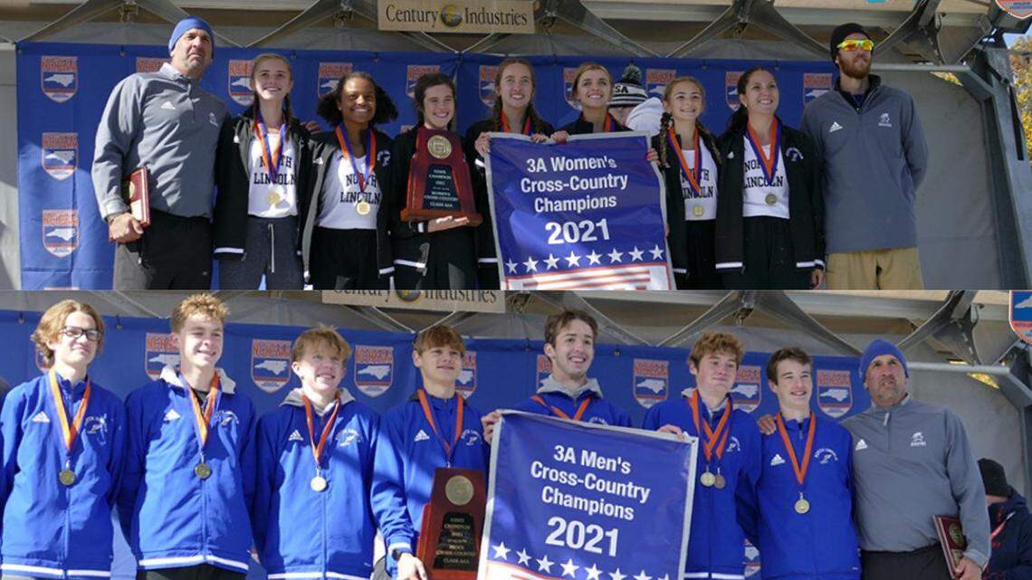 North Lincoln’s boys and girls won NCHSAA cross-country championships Saturday