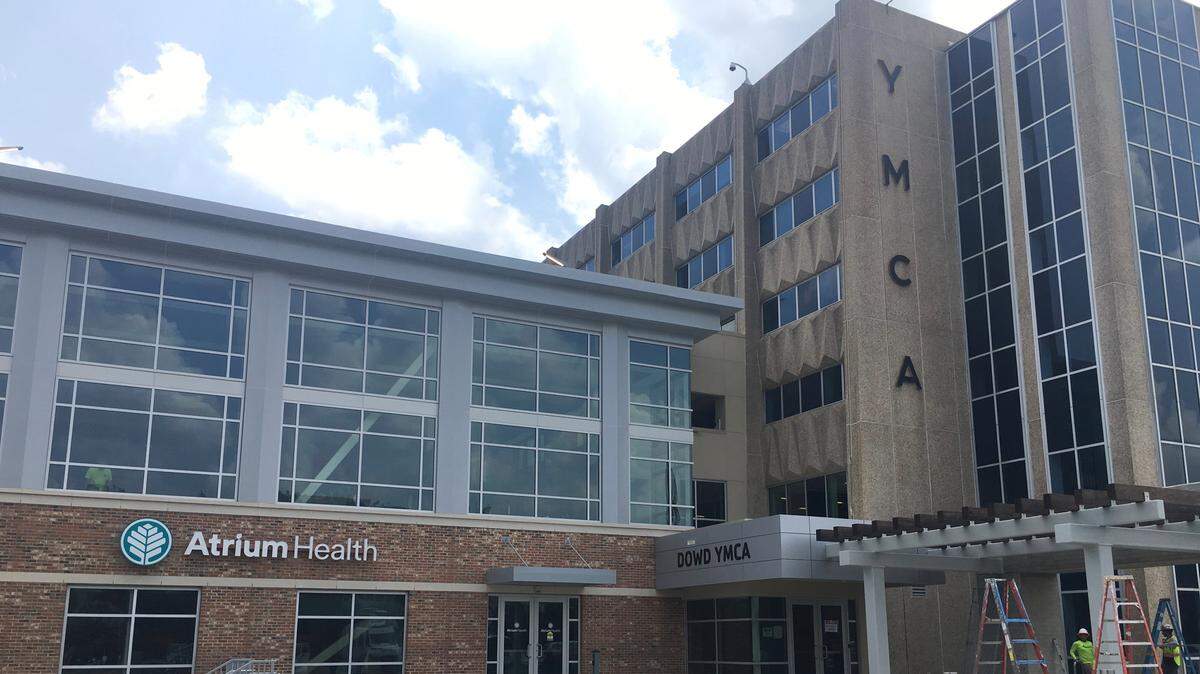 The new Atrium Health practice, located inside the recently renovated Dowd YMCA, opens on July 16.