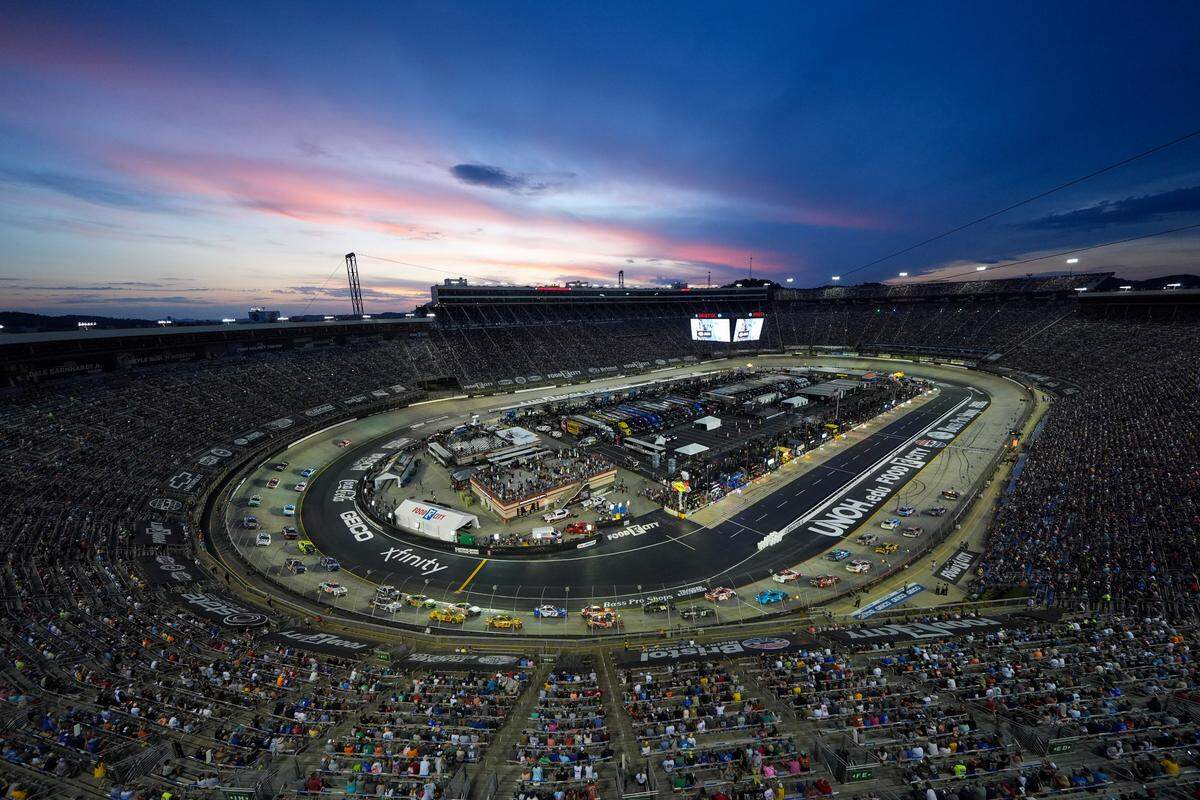 Sep 21, 2024; Bristol, Tennessee, USA; General scene during the Bass Pro Shops Night Race at Bristol Motor Speedway.