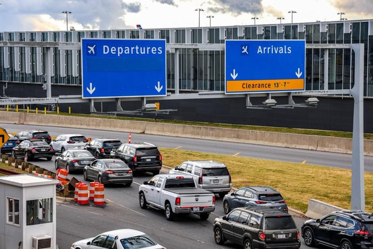 Passengers experienced a second straight day of nightmare backups driving to Charlotte Douglas International Airport parking lots on Wednesday, Nov. 22, 2023.