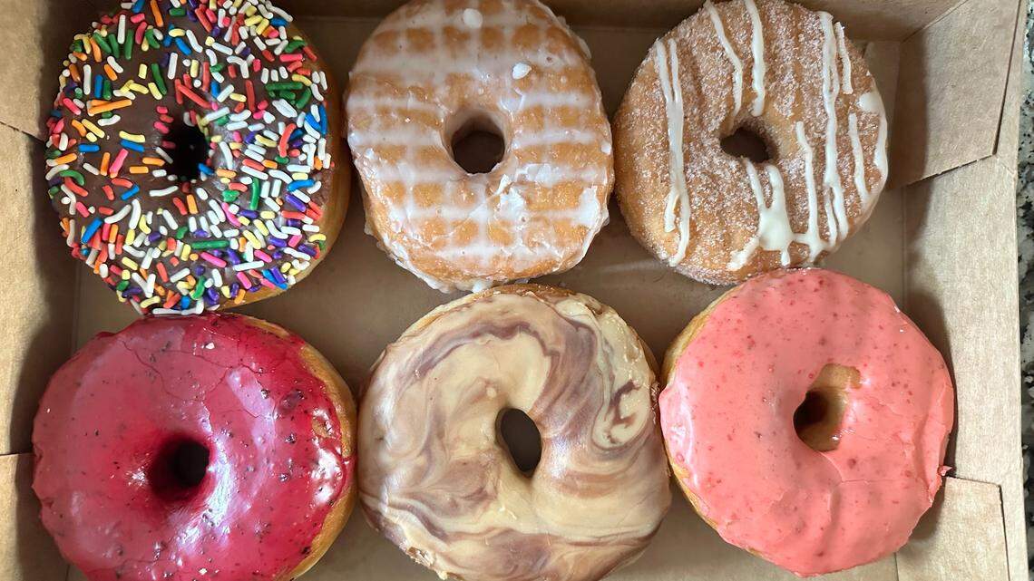 Vegan doughnuts from Pepperbox Doughnuts.