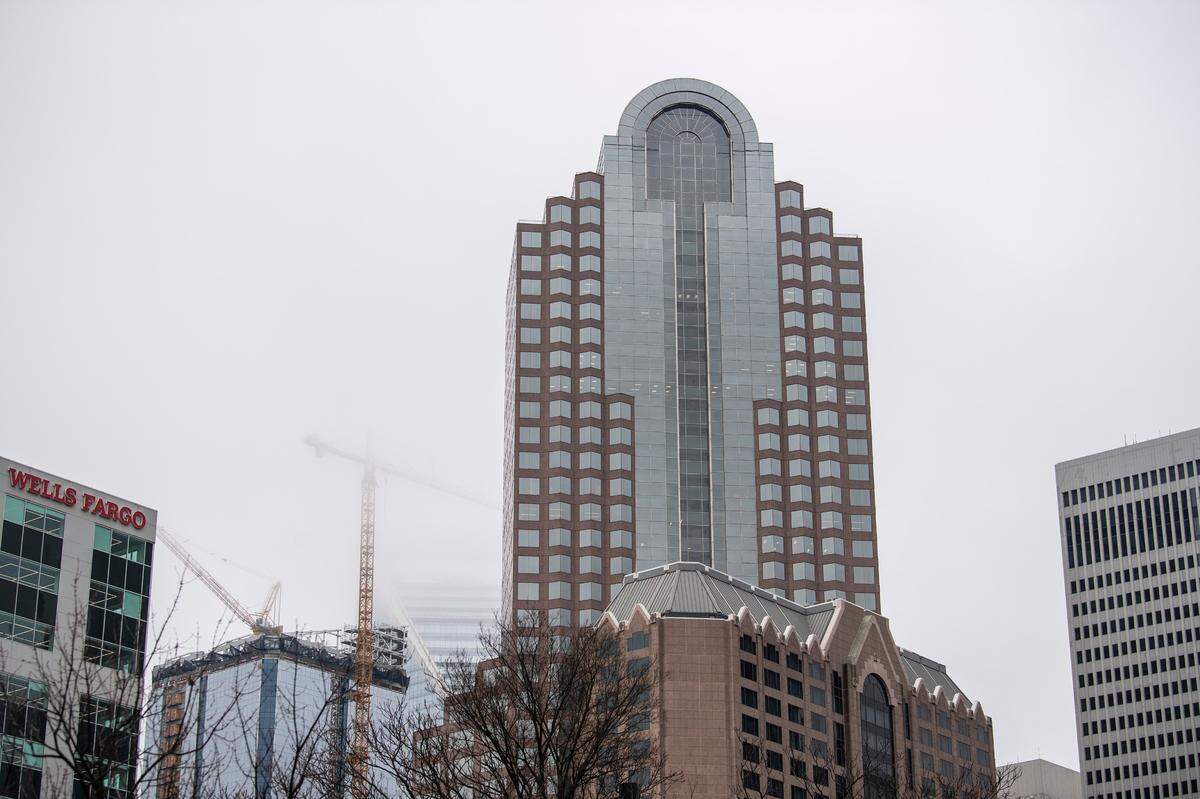 The Wells Fargo building on Wednesday, February 23, 2022 in Charlotte, NC. 