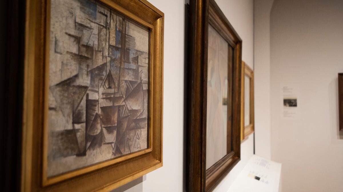 Pablo Picasso (Spanish, 1881–1973). The Port of Cadaqués, summer 1910, oil on canvas. National Gallery Prague, O9107 © 2023 Estate of Pablo Picasso / Artists Rights Society (ARS), New York