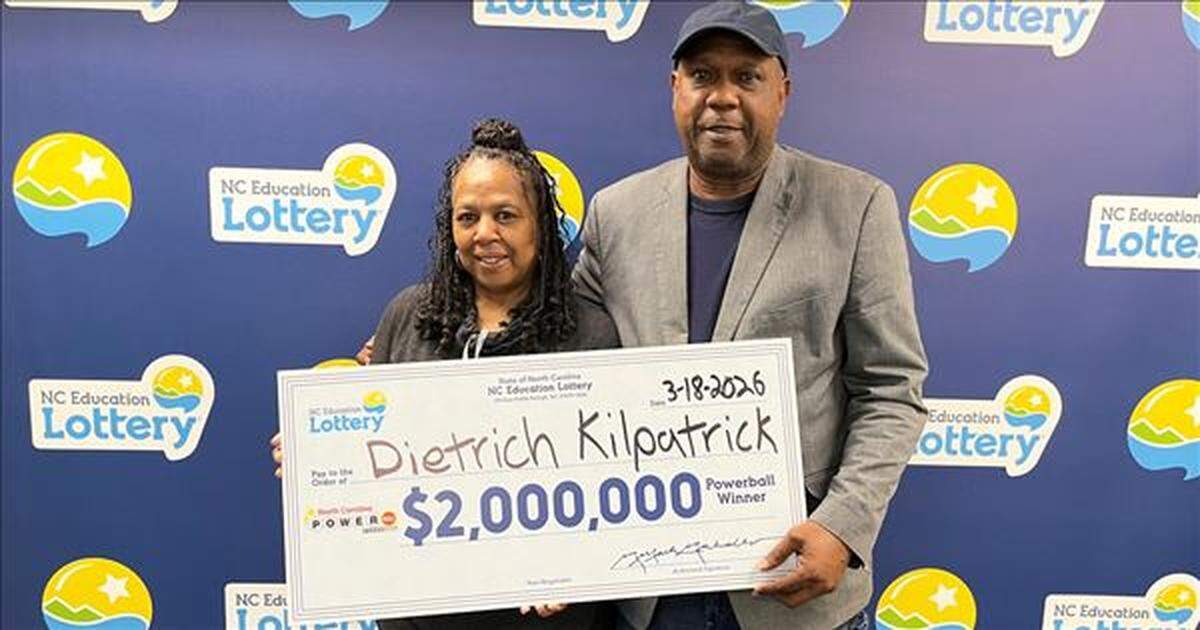 Dietrich Kilpatrick of Dover stepped up to claim his prize on Monday. He worked as a farmer for more than 40 years, lottery officials said.