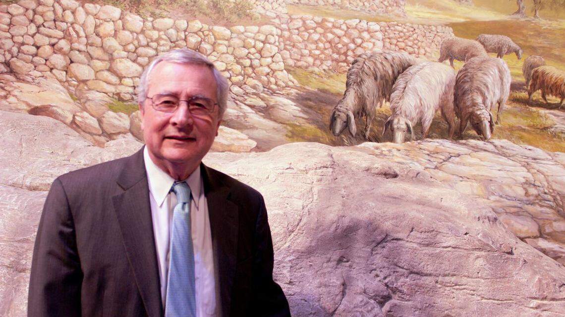 Tony Zeiss, in front of the Nazareth exhibit at the Museum of the Bible in Washington. Zeiss was named executive director of the museum in Washington in January 2017. He’s leaving the museum next month and returning to Charlotte, where he was president of Central Piedmont Community College for 24 years.