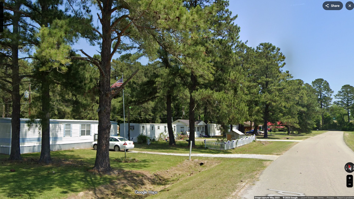 A 76-year-old woman is accused of breaking into a man’s home and attacking him as he sat in a wheelchair, the Columbus County Sheriff’s Office says.