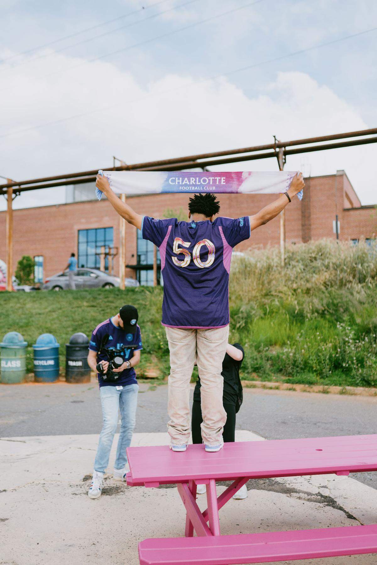 Mike Jones said he is used to covering events, as a photographer. Now, it is his turn to be the center of attention as the artist behind Charlotte FC’s Juneteenth jerseys.