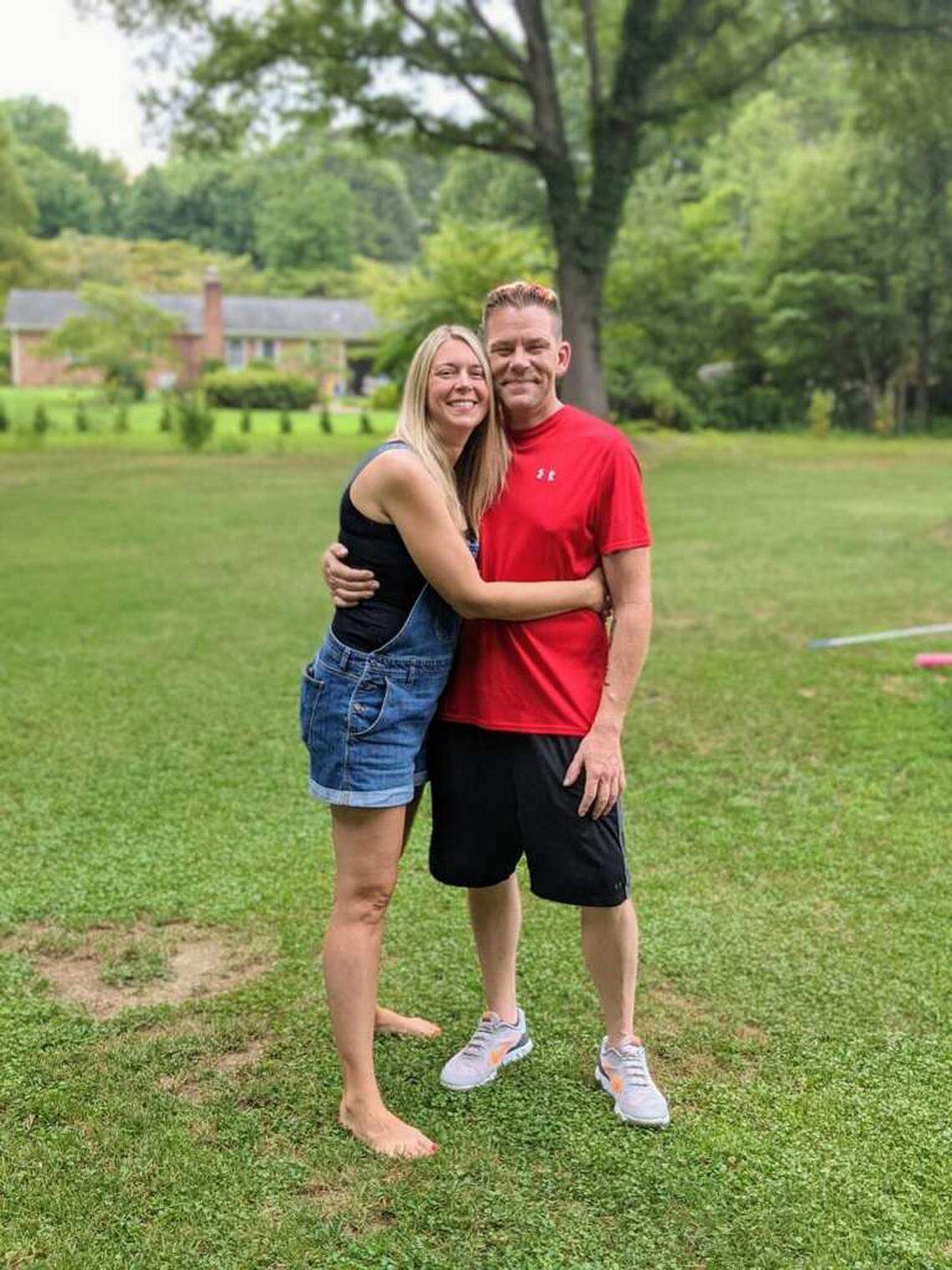 “The most amazing thing — I’m sorry if I get emotional, too — but the most amazing thing about all of it is that he feels the same way I do,” Natalie Friedl says of her half-brother Ryan Krok, as her voice shakes. “When I went to reach out, different things could have happened, right? He could have not been interested.”