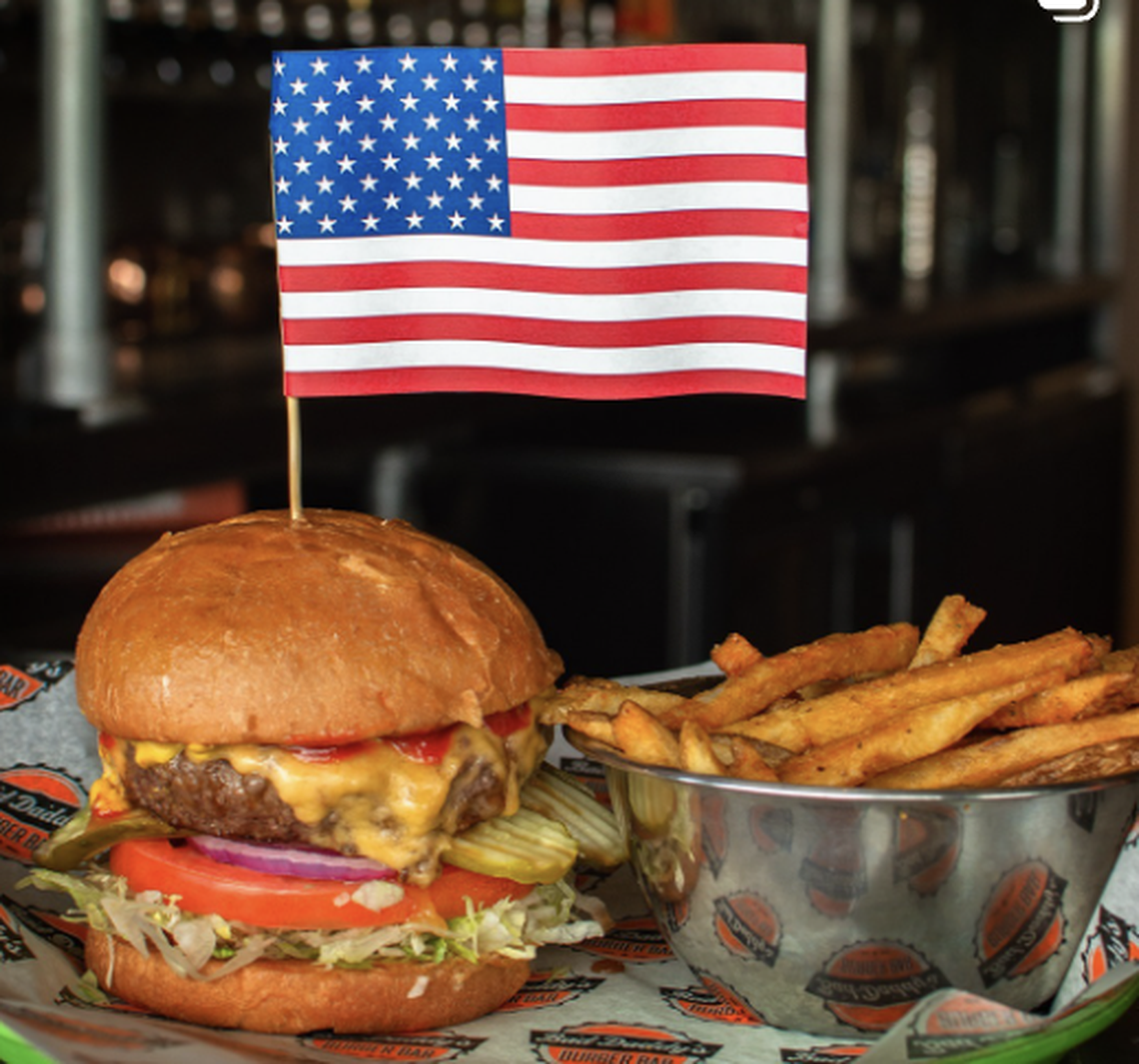 At Bad Daddy’s Burger Bar, veterans and service members can get a free burger and fries for Veterans Day.