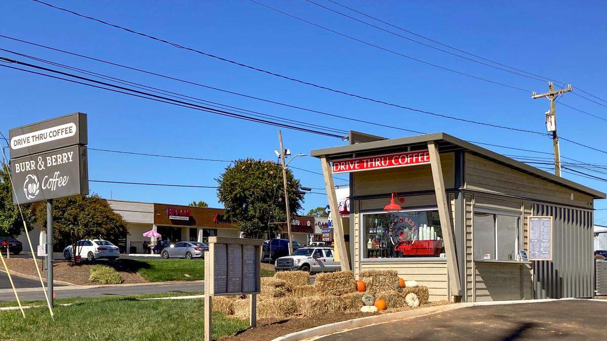 Burr & Berry Coffee opened its second Charlotte-area location at 4209 South Blvd. with drive-thru and walk-up service.
