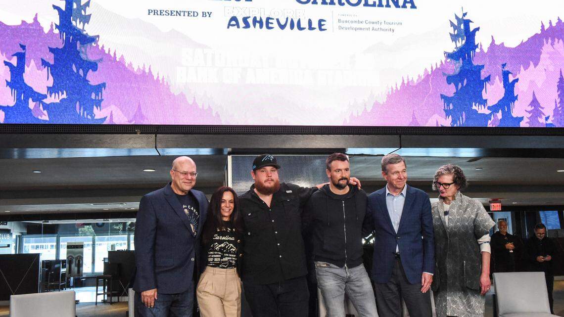 Country stars Luke Combs, Eric Church share hometown mountain memories post Helene