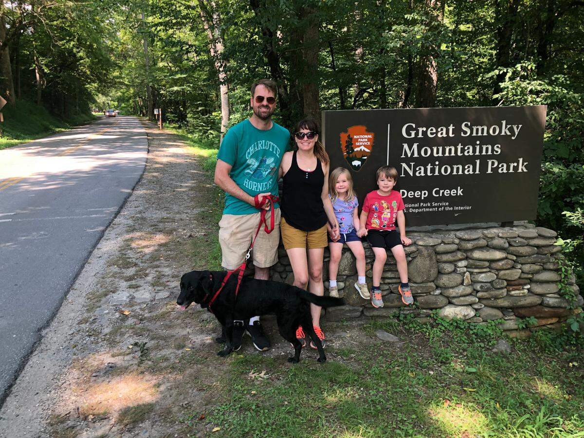 The COVID-19 pandemic has changed the Stockton family’s habits. Now, they stick mostly to walking around their neighborhood, although they’ve taken a few day trips.