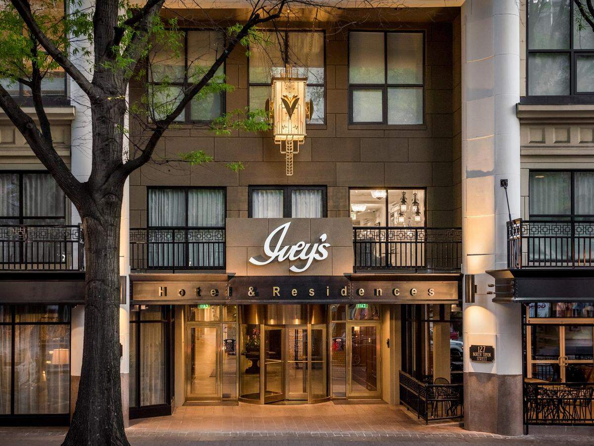 The Ivey’s Hotel is located in Uptown Charlotte at 127 N Tryon St.
