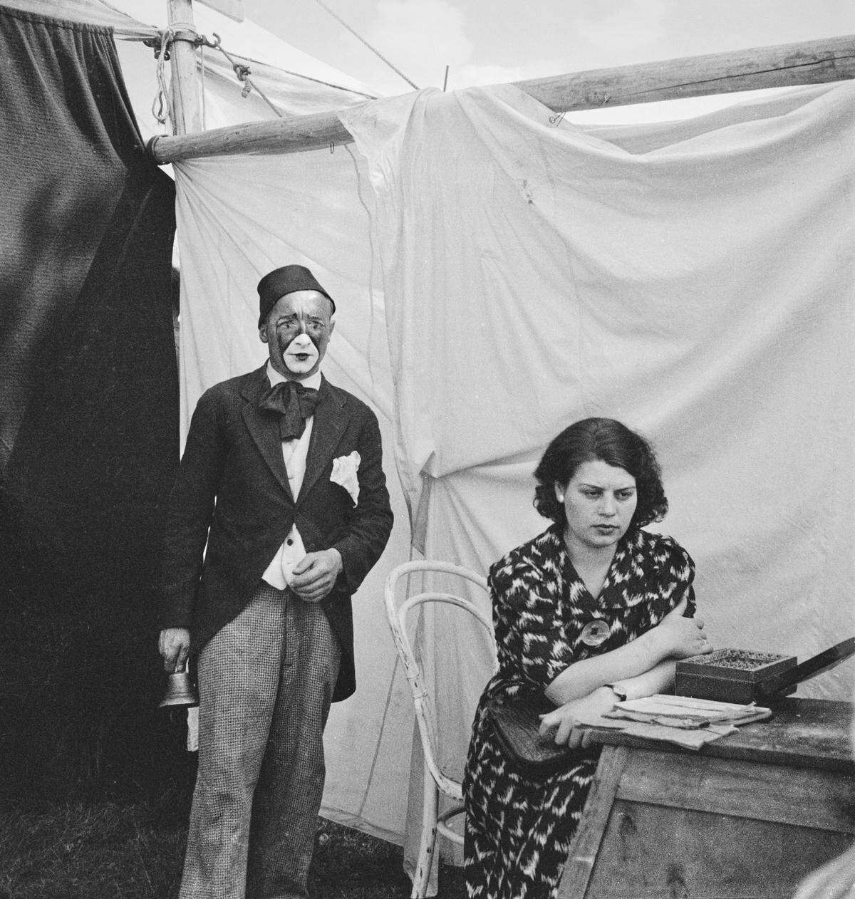 “Circus in Pesteri, Estonia” (now Petschory, Russia), 1937. Annemarie Schwarzenbach’s status as a French diplomat’s wife allowed her an unusual freedom to travel.