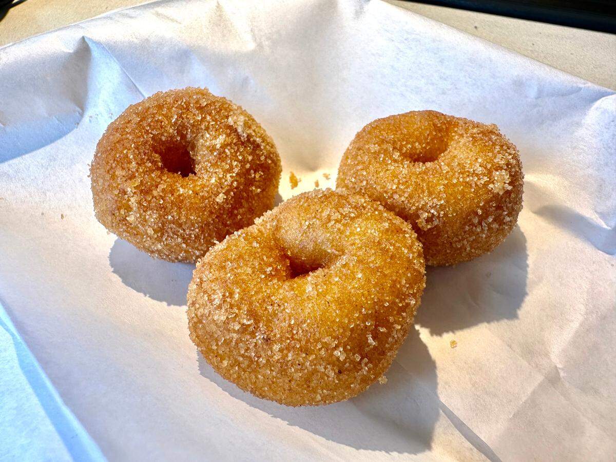 Cinnamon sugar doughnuts from Sugar + Ice at Birkdale Village.