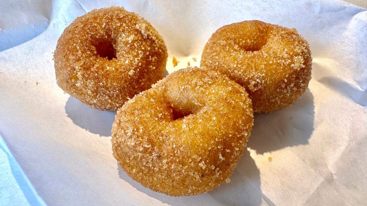 Cinnamon sugar doughnuts from Sugar + Ice at Birkdale Village.