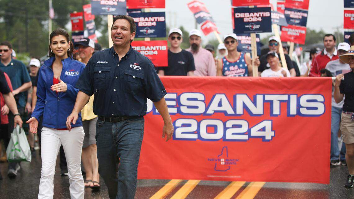 Republican presidential candidate and Florida Gov. Ron DeSantis is expected to be in Tega Cay on July 17.