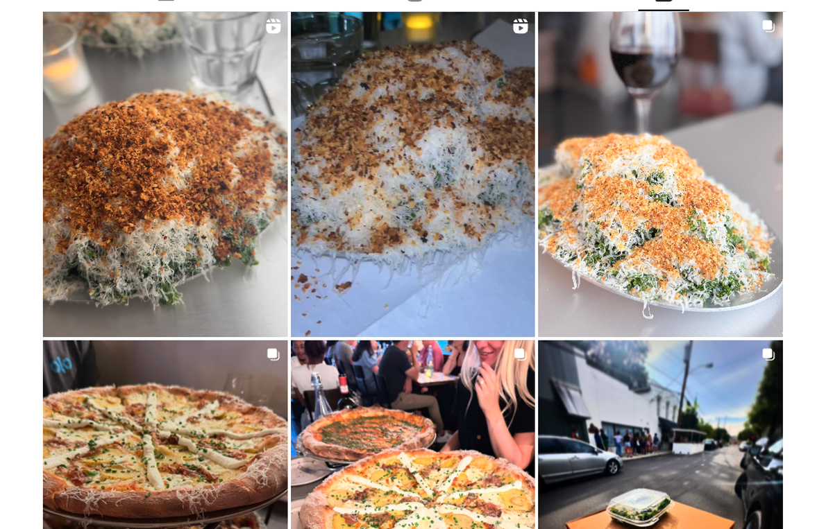 Bird Pizzeria in Charlotte has a kale salad that has gone viral on Instagram.