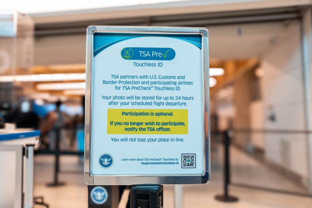 The Transportation Security Administration’s PreCheck Touchless ID system is available for American Airlines passengers enrolled in its awards program.