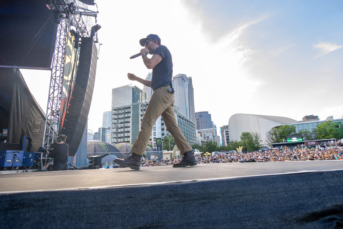 Seth Avett of The Avett Brothers at Lovin’ Life Music Fest.