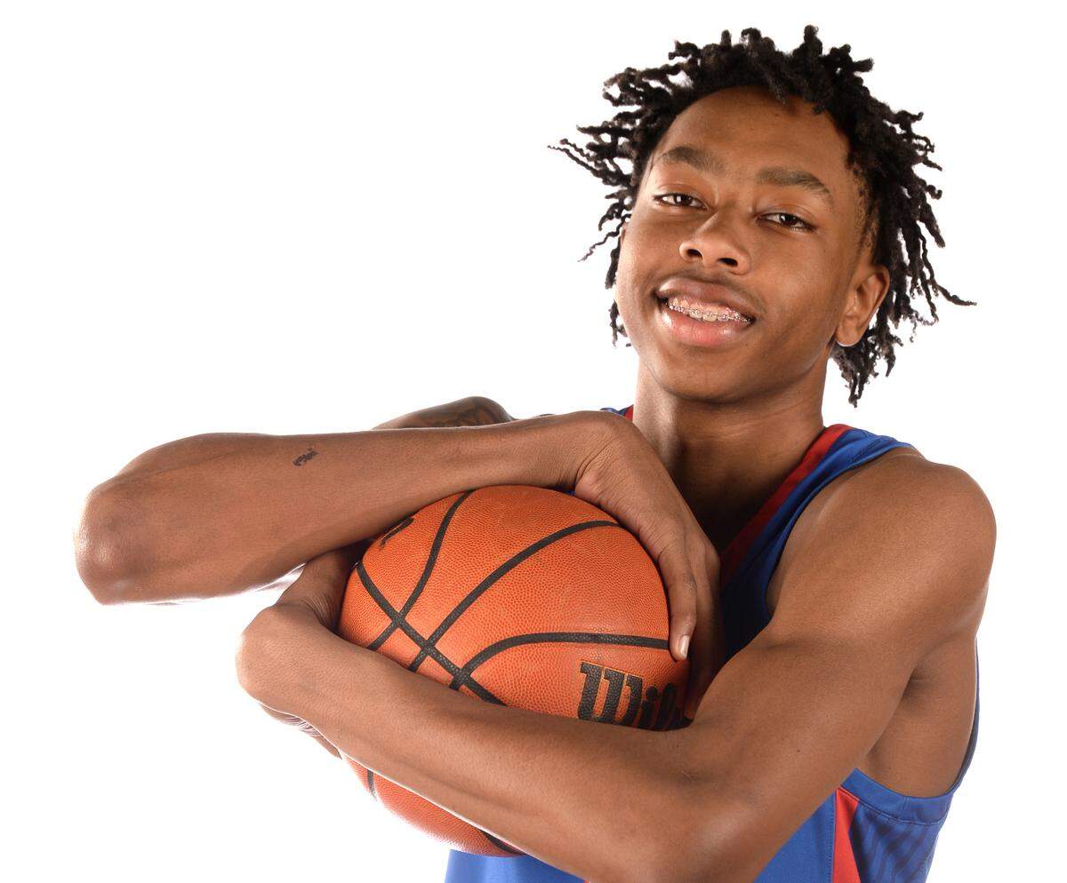 All Observer boys first team member Isaiah Evans of North Meck High on Wednesday, March 8, 2023.