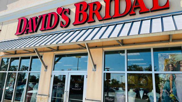 David’s Bridal at the Pavilion in Port Orange. The company filed for bankruptcy protection just days after laying off 9,200 employees
