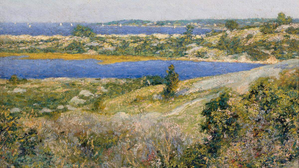 John Leslie Breck’s “View of Ipswich Bay,” is part of a private collection that will be on display at the Mint Museum starting Sept. 18.