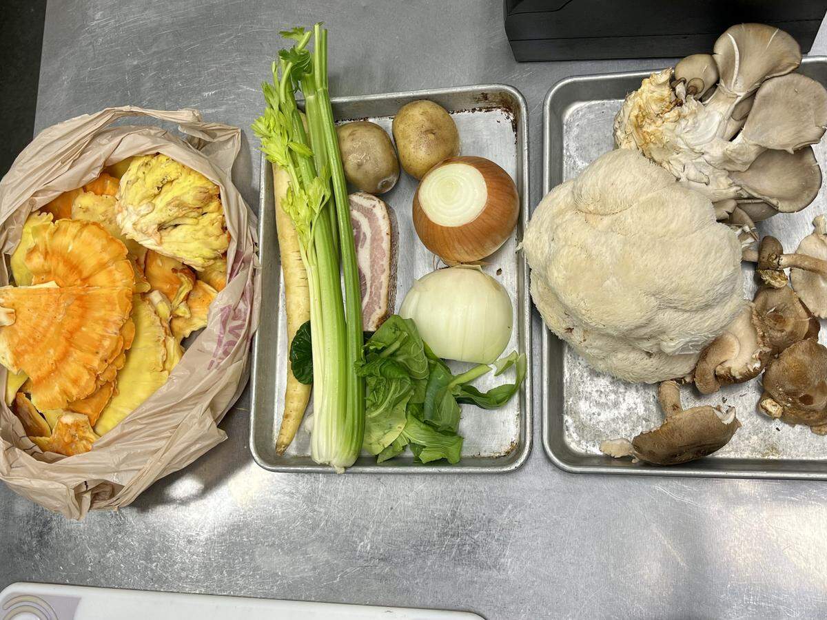 Chef Sam Diminich sources the majority of his produce hyper-locally with the help of area farmers.