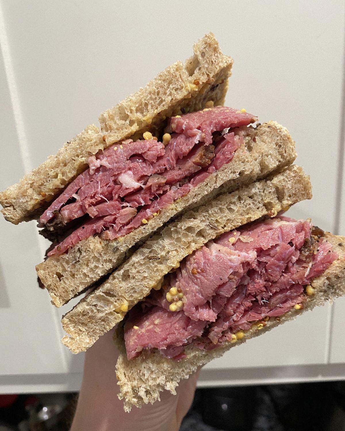 Meshugganah, a pop-up started by Rob Clement in September, is known for its pastrami sandwiches.