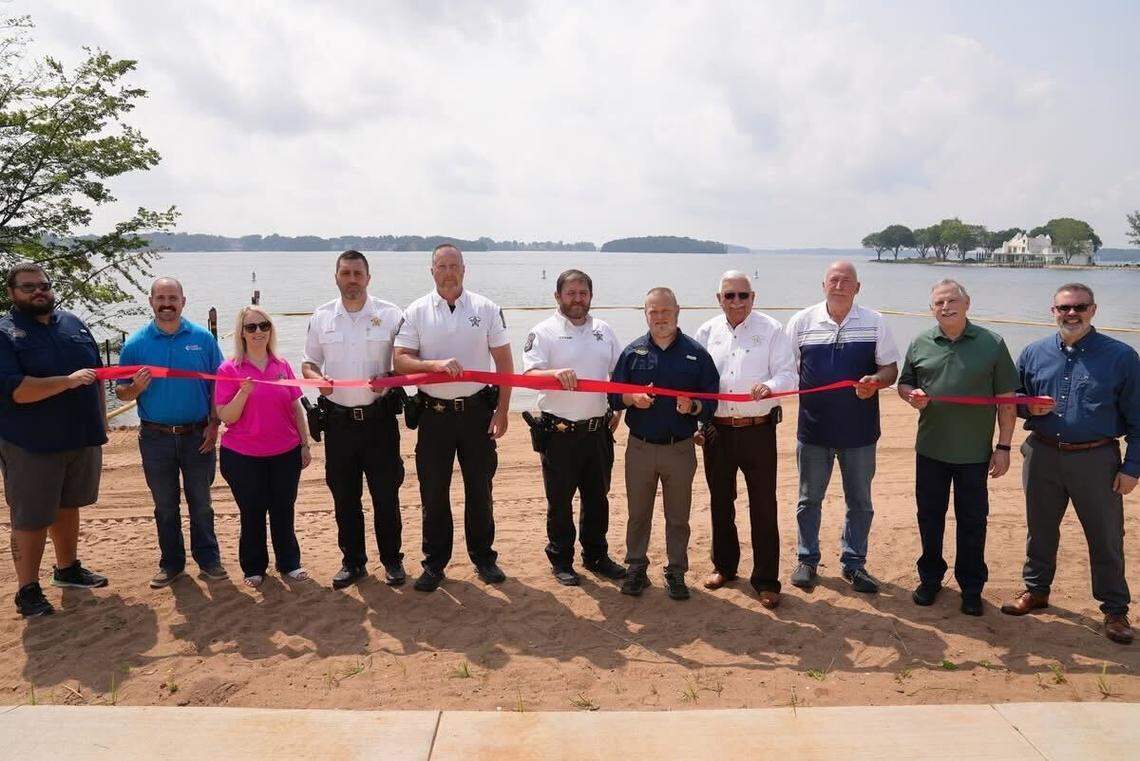 Lincoln County officials held a ceremony to officially open the beach on June 5.