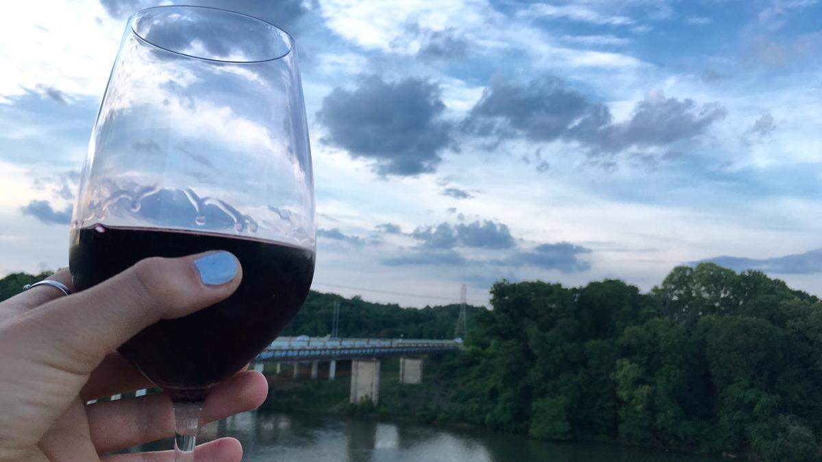 A view of the Catawba river from The Pump House in Rock Hill. 