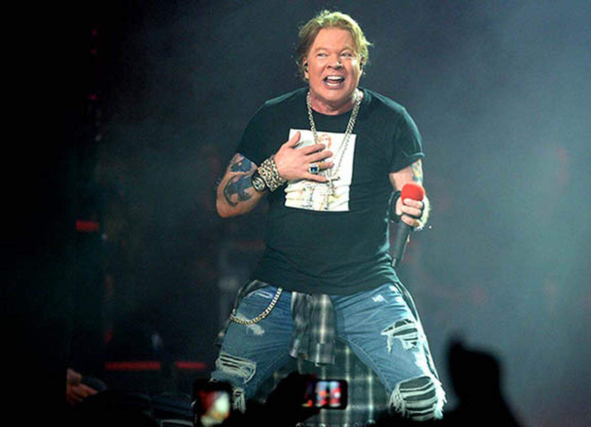 Axl Rose of Guns N’ Roses performs during the “Not in This Lifetime Tour at Spectrum Center in Charlotte, NC on Wednesday, September 25, 2019.