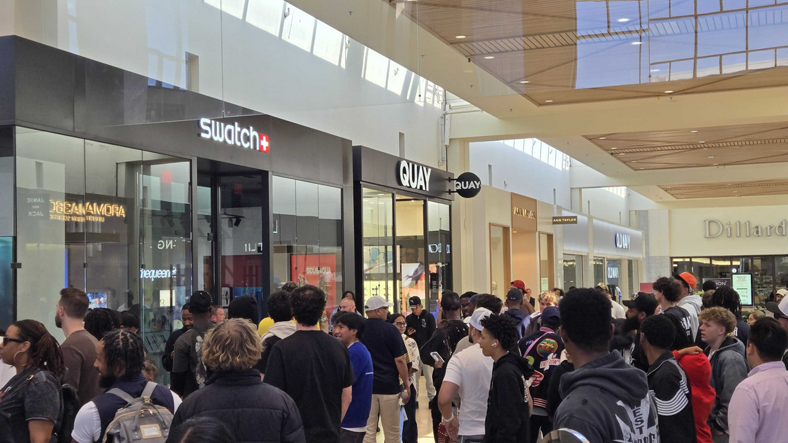 Huge crowds gathered at SouthPark over the weekend. What were they waiting for?