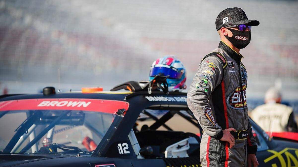 NASCAR Xfinity Series driver Brandon Brown was trying to have a ‘Let’s Go Brandon’ inspired sponsor approved by NASCAR.