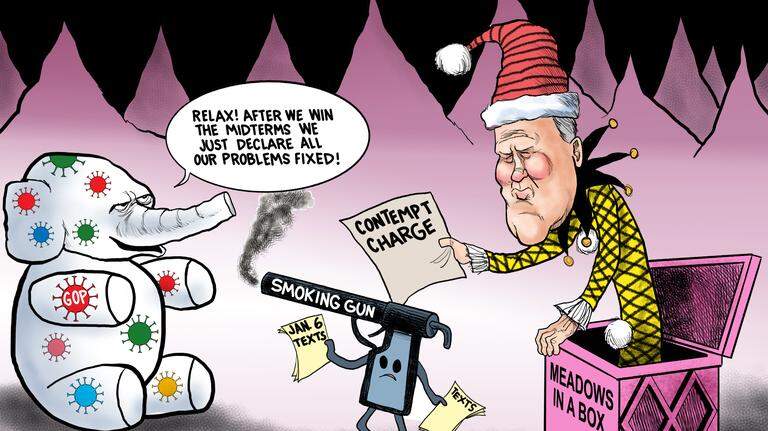 Kevin Siers cartoon: Island of GOP Toys