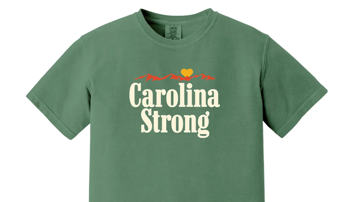 Glory Days Apparel’s Carolina Strong T-shirts and sweatshirts are available in a variety of colors and styles.