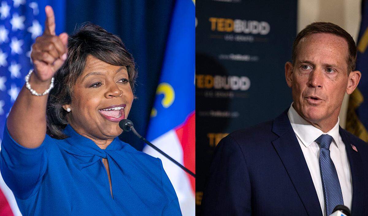 Democrat Cheri Beasley and Republican Ted Budd are running for U.S. Senate in North Carolina.