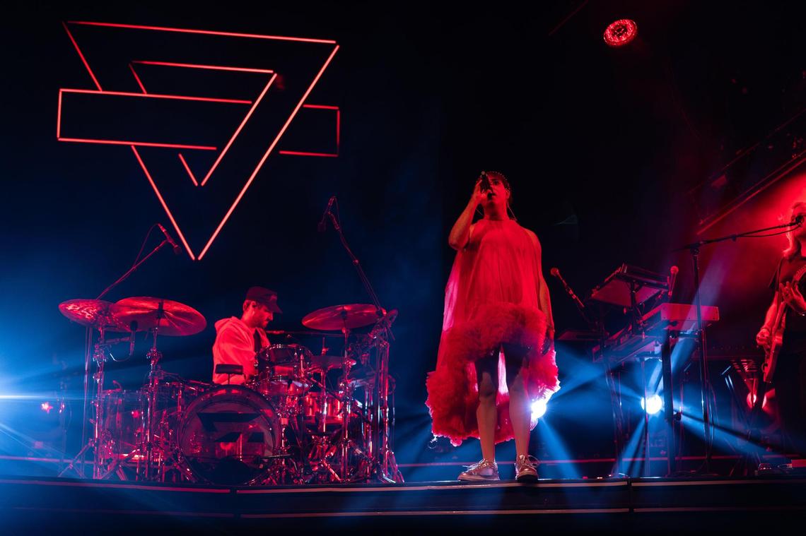 Rainbow Kitten Surprise performs at the Spectrum Center in Charlotte, N.C. on Friday, October 25, 2024.